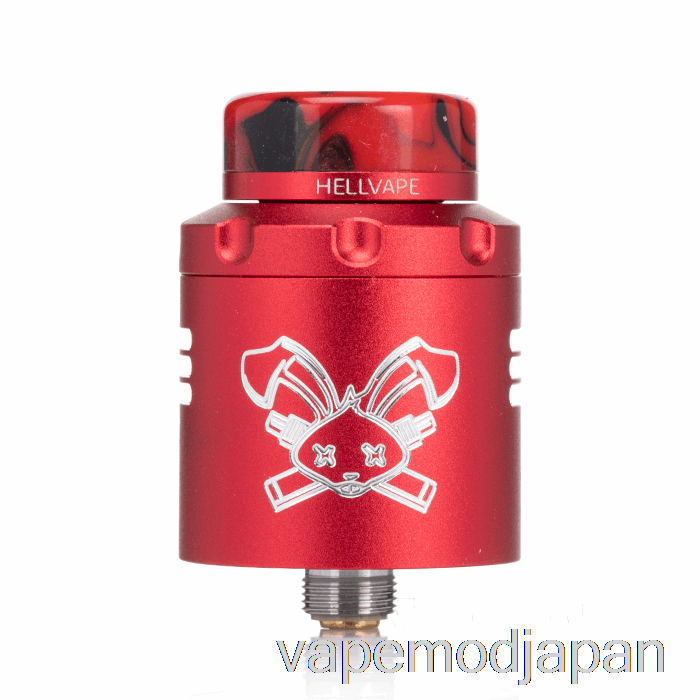 VAPE MOD Hellvape Dead Rabbit V3 24mm RDA レッド